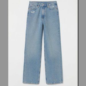 H&M Straight Leg High Waisted Jeans (size 4)